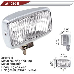 Фара додаткова DLAA 1030E-W хром/H3-12V-55W/163*88мм