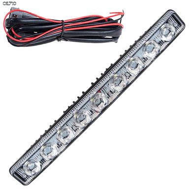 Фары доп/дневного света XS-009 DRL 00 9LED/4W/12V/пластик/257*28mm (XS-009)