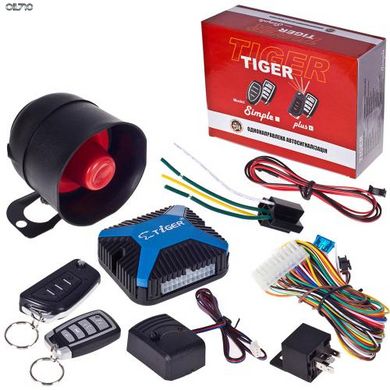 Сигналізація Tiger SIMPLE Plus(з відкидним ключем)