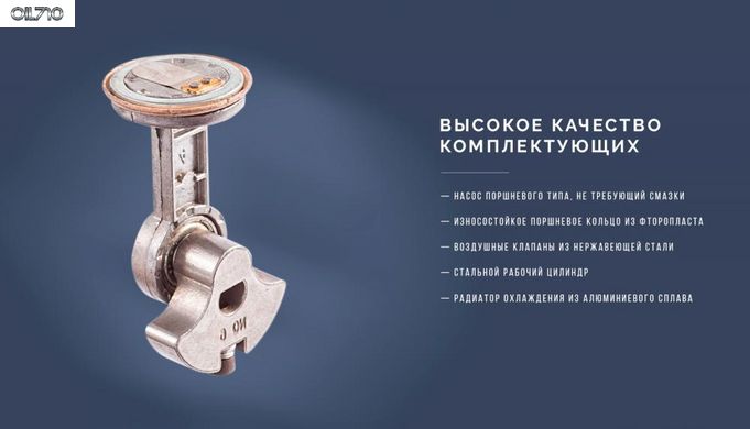 Компресор "Ураган" КА-У12030 100psi / 14Amp / 37л / прикур. + Перехідник