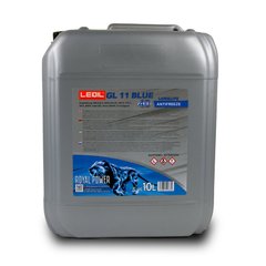 Антифриз -36 ℃ LEOIL GL11 синій 8л готова рідина