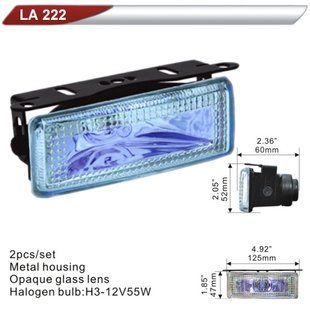 Фара додаткова DLAA 222-RY/H3-12V-55W/125*47мм
