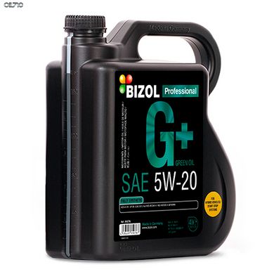 Синтетическое моторное масло - BIZOL Green Oil+ 5W-20 4л