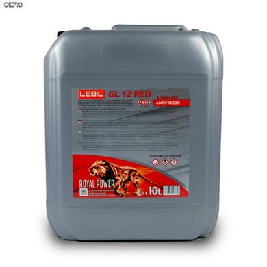 Антифриз -36℃ LEOIL GL12 красный 8л готовая жидкость