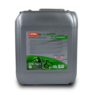 Антифриз -36℃ LEOIL GL11 зеленый 8л готовая жидкость