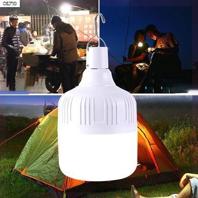 Портативный светодиодный фонарь 200W. Перезаряжаемый подвесной фонарь Перезаряжаемая лампа