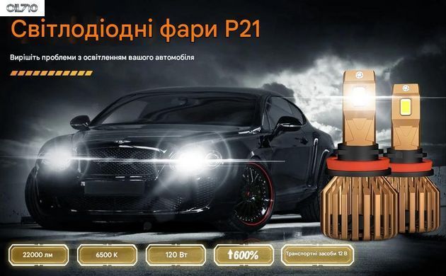 Светодиодная автомобильная лампа Wattstar 120 Вт H4 LED 22000Lm Canbus