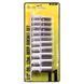 Набір голівок високих 1/2" на планці, 10,11,12,13,14,17,19,21,22,24 mm. 11 предм.12гр (НГП-4011-12)