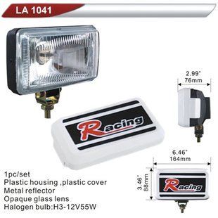 Фара дополнительная DLAA 1041-W/H3-12V-55W/164*88mm/крышка