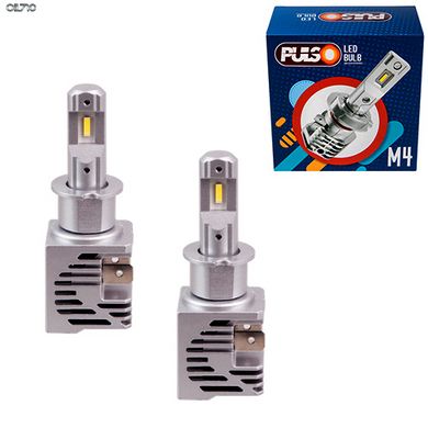 Автолампы PULSO M4-H3/LED-chips CREE/9-32v/2x25w/4500Lm/6000K