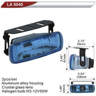 Фара дополнительная DLAA 5040-BL/H3-12V-55W/128*43mm