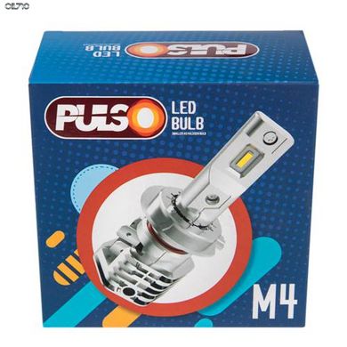 Автолампы PULSO M4/H4-H/L/LED-chips CREE/9-32v/2x25w/4500Lm/6000K