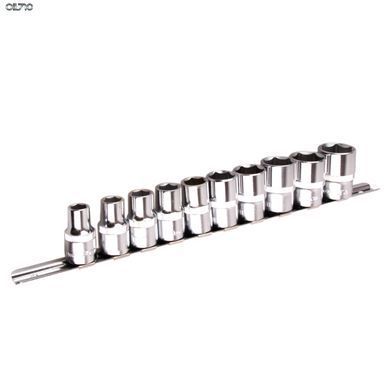 Набір торц головок 1/2"DR 10 - 24 мм 11 предм. блістер Alloid (НГП-4011)