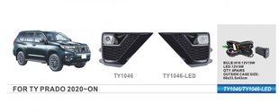 Фары доп.модель Toyota Prado FJ150 2020-/TY-1046A/H11-12V55W/эл.проводка