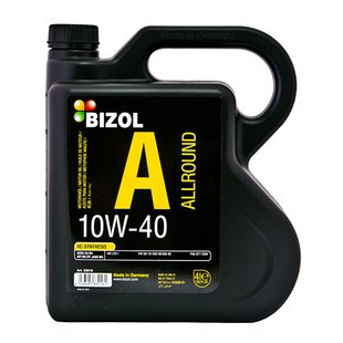 Напівсинтетичне моторне масло - BIZOL Allround 10W-40 4л