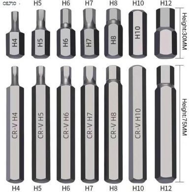 Набір біт з адаптерами 1/2&amp;3/8 TORX, HEX, SPLINE 40од. REWOLT