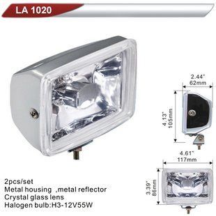 Фара додаткова DLAA 1020-W хром/H3-12V-55W/117*86мм
