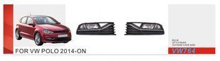 Фары доп.модель VW Polo 5 2014-17/VW-764/H8-12V35W/эл.проводка (VW-764)