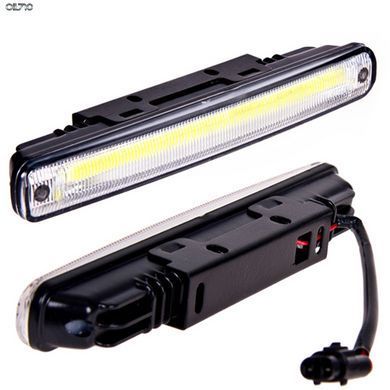 Фари дод./денного світла LP-10420 DRL COB/20W/12V/пластик/181*22мм (LP-10420)