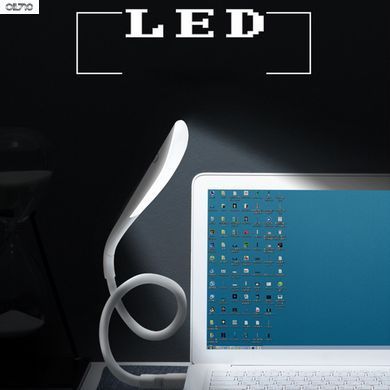 Світлодіодна LED USB лампа із сенсорною кнопкою БІЛИЙ