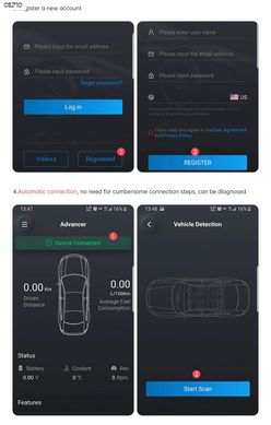 XTOOL AD10 OBD2 Діагностичний сканер EOBD Bluetooth 4.2