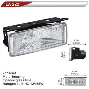 Фара додаткова DLAA 222-W/H3-12V-55W/125*47мм
