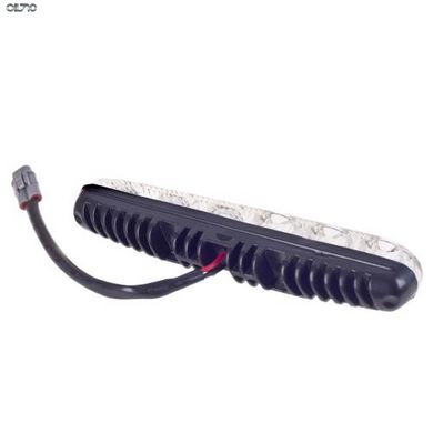 Фари дод./денного світла XS-006 DRL 16 6LED/4W/12V/пластик/190*26мм/ з поворотом бiгучий