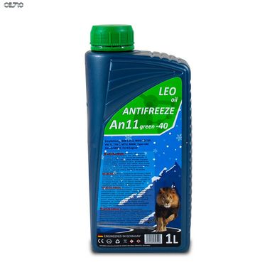 Антифриз -30℃ LEO OIL зеленый 1л