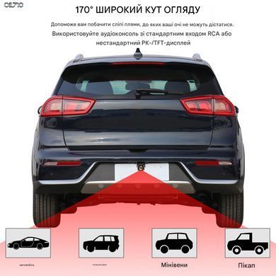 Універсальна автомобільна HD камера заднього / переднього виду