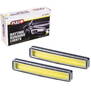 Фари дод./денного світла LP-10330 DRL COB/8W/12V/алюміній/151*24мм