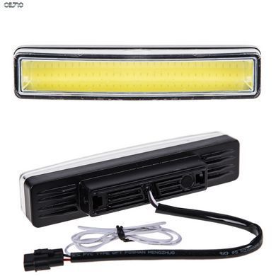 Фари дод./денного світла LP-10330 DRL COB/8W/12V/алюміній/151*24мм