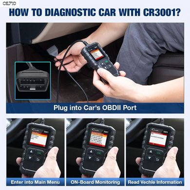 LAUNCH X431 CR3001 OBD2 сканер Full OBD II/EOBD автоматический сканер диагностический PK CR319 ELM327 V1.5 v2.1