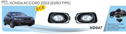 Фары доп.модель Honda Accord/2003-2006/HD-047/Euro Type/H11-12V55W/эл.проводка