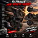 Заглушка на фаркоп 50 мм &laquo;Череп Ангел&raquo; &mdash; декоративний чохол на кулю фаркопа