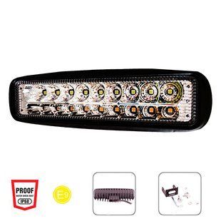 Фара рабочего света WLP-20RT2 SPOT 10Led*2W 10Led*1W /10-30V/20W+10W/6000K/ с поворотом