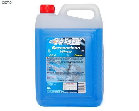 Зимова рідина у бачок омивача FOSSER Screenclean Winter - 30°C 5l