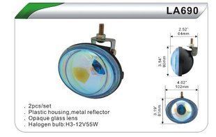 Фара додаткова DLAA 690-RY/H3-12V-55W/102*81мм