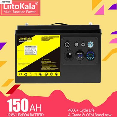 Акумулятор LiitoKala LiFePO4 DC-12V150Ah