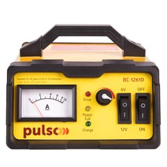 Зарядний пристрій PULSO BC-12610 6&12V/0-10A/10-120AHR/LED-Ампер./Импульсное