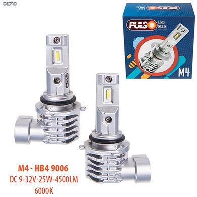 Автолампы PULSO M4/HB4 9006/LED-chips CREE/9-32v/2x25w/4500Lm/6000K