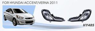 Фары доп.модель Hyundai Accent/Verna 2010-15/HY-485W/881-12V27W/эл.проводка (HY-485W)