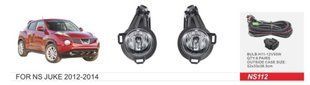 Фары доп.модель Nissan Juke 2012-14/NS-112/H11-12V55W/эл.проводка (NS-112)