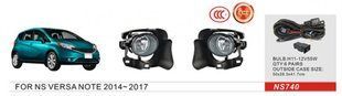 Фары доп.модель Nissan Versa Note 2013-17/NS-740/H11-12V55W/эл.проводка (NS-740)