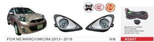 Фары доп.модель Nissan Micra 2013-16/NS-607/H11-12V55W/эл.проводка (NS-607)