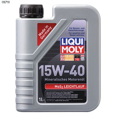 Моторное Масло С Молибденом MoS2 Leichtlauf SAE 15W-40 1л.