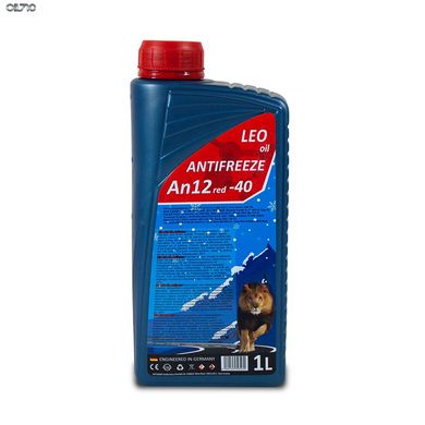 Антифриз -30℃ Leo Oil G12 красный 1л готовая жидкость