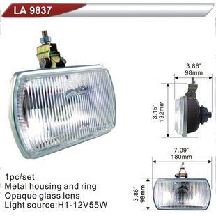 Фара додаткова DLAA 9837-W/КАМАЗ,МАЗ,ГАЗ/H1-12V-55W/180*98мм