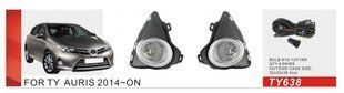Фары доп.модель Toyota Auris 2013-15/TY-638А/H11-12V55W/эл.проводка (TY-638А)