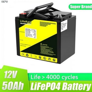 Акумулятор LiitoKala LiFePO4 12V50Ah