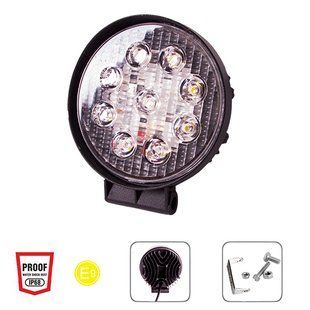 Фара робочого світла WLP-27R1S5 SPOT 9Led*3W /10-30V/27W/6000K